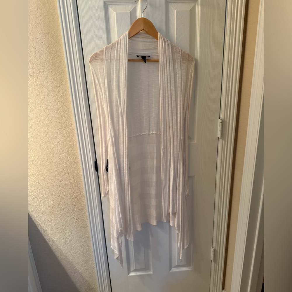 INC International Concepts Cream Rayon Cardigan